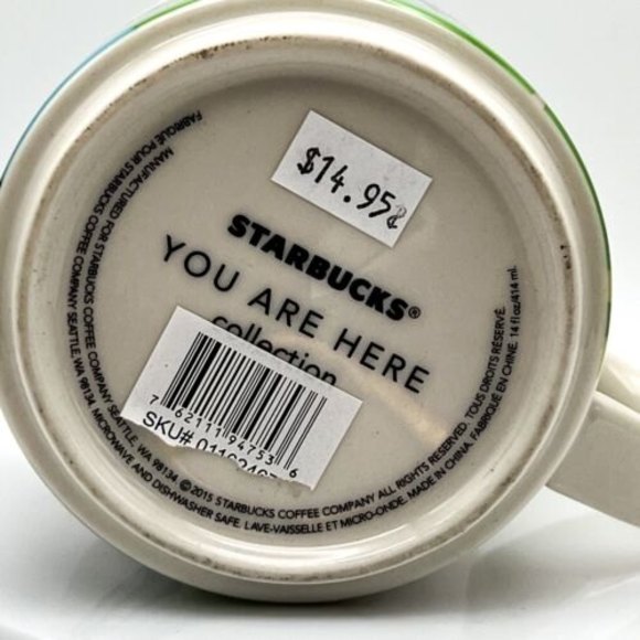 Starbucks 2014 Denver You Are Here' Coffee Mug Cup 14 Oz - Picture 12 of 12